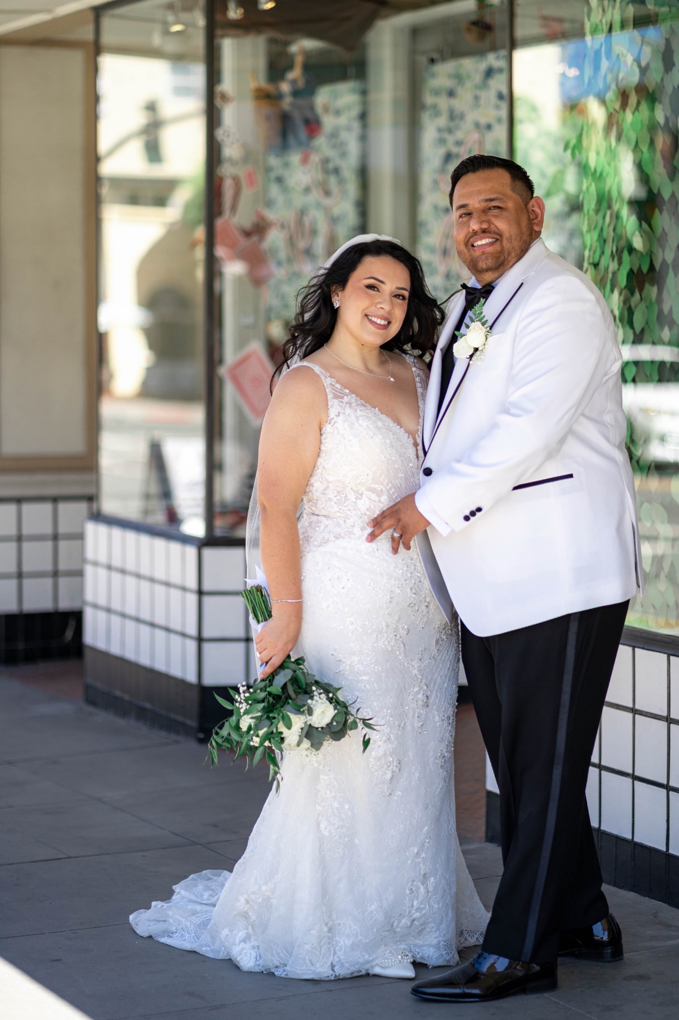 St. Vincent de Paul Church & Robledo Barn wedding photo